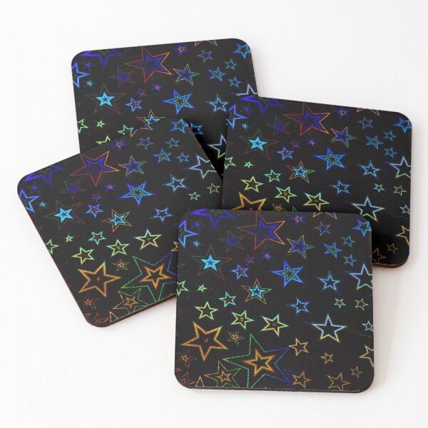 Item preview, A FAN FAVE! Collection of Holographic circles  Girly, Shimmery, glistening, fabulous Pink sequins and vibrant STARS designed and sold by BOLDconcepts.