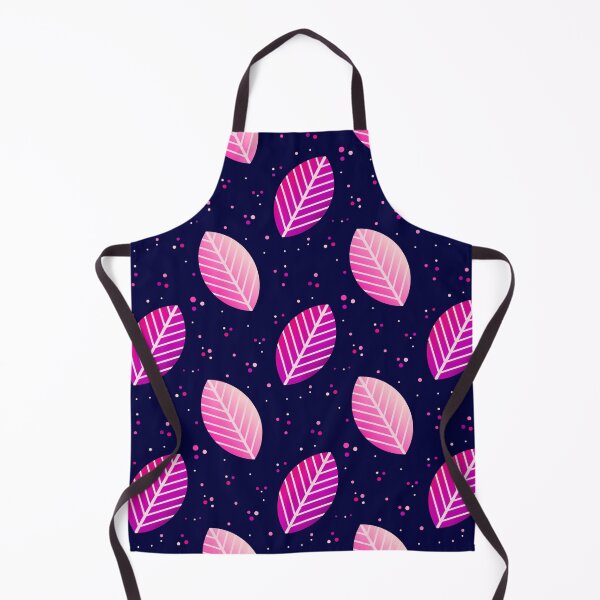 Item preview, Pink leaves dark night pattern designed and sold by StudioBarcelona.