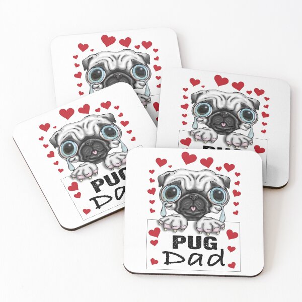 Item preview, Pug Dad Dog Design designed and sold by Status71.