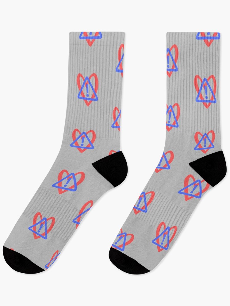 Thumbnail 1 of 5, Socks, warning designed and sold by BLOBBOF.