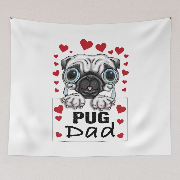 Item preview, Pug Dad Dog Design designed and sold by Status71.
