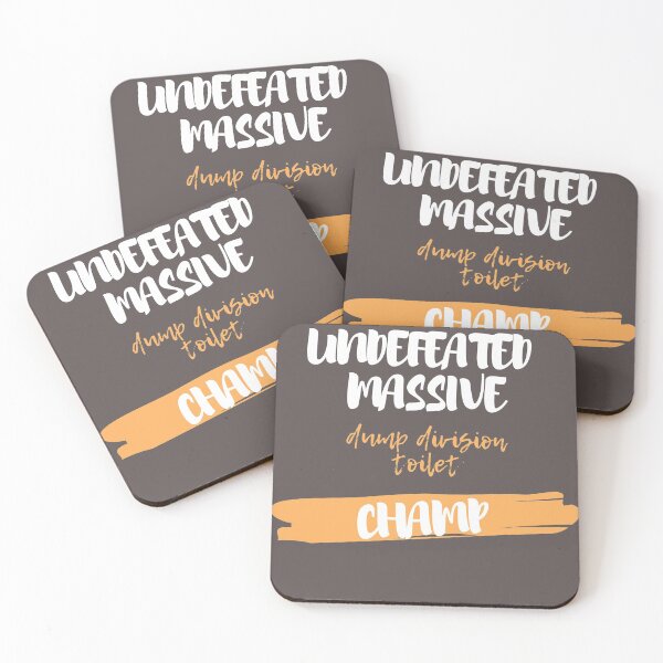 Item preview, Undefeated Massive Dump Division Toilet Clogging Champ designed and sold by shopcom.