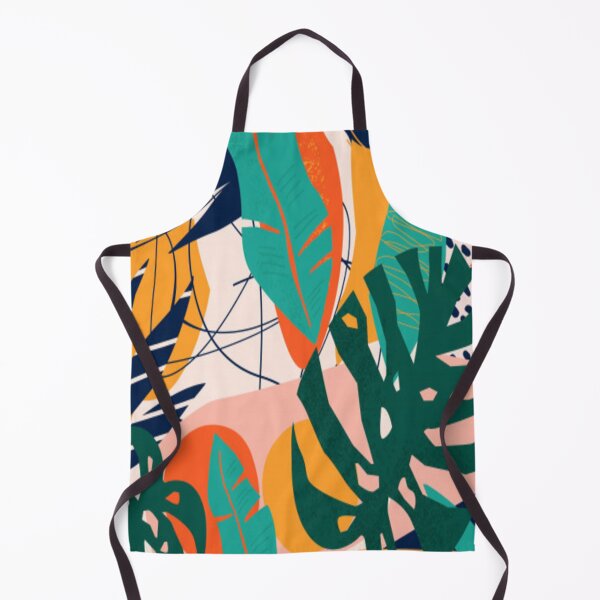 Item preview, Modern Tropical Exotic Plants and Geometrical Shapes Seamless Pattern designed and sold by bestoffers.