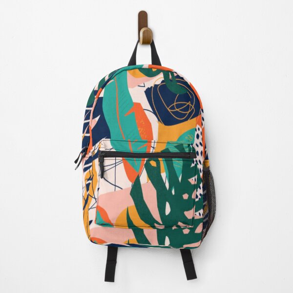 Item preview, Modern Tropical Exotic Plants and Geometrical Shapes Seamless Pattern designed and sold by bestoffers.