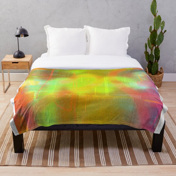 Abstract Throw Blanket