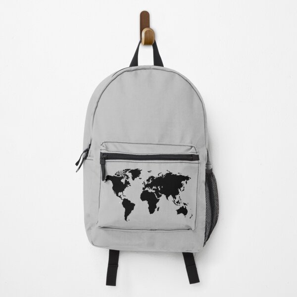 Item preview, World map black designed and sold by Milanicole.