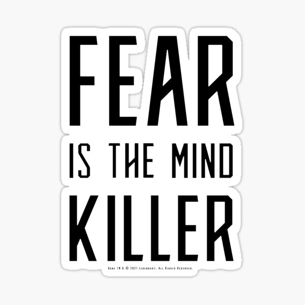 Item preview, Dune - Fear is the mind-killer (Black) - designed and sold by Printerially.