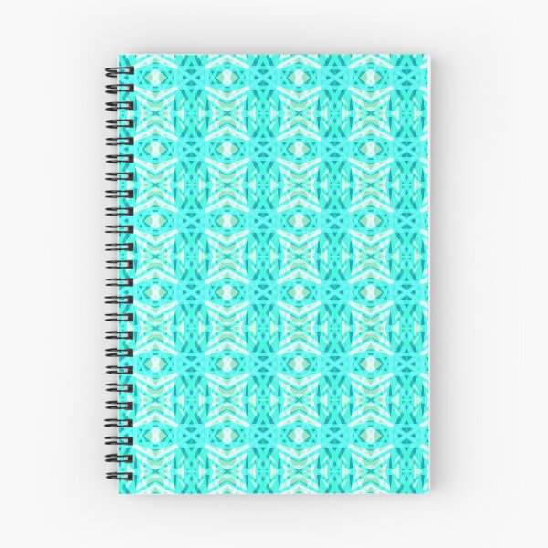 Item preview, Summertime Vibes Maximalist Green Blue Turquoise White Geometric Lattice Pattern designed and sold by PatternPerfect.