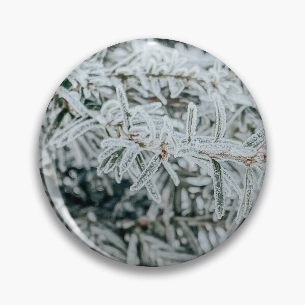 Item preview, Frosty pine branches designed and sold by Melissa Peltenburg.