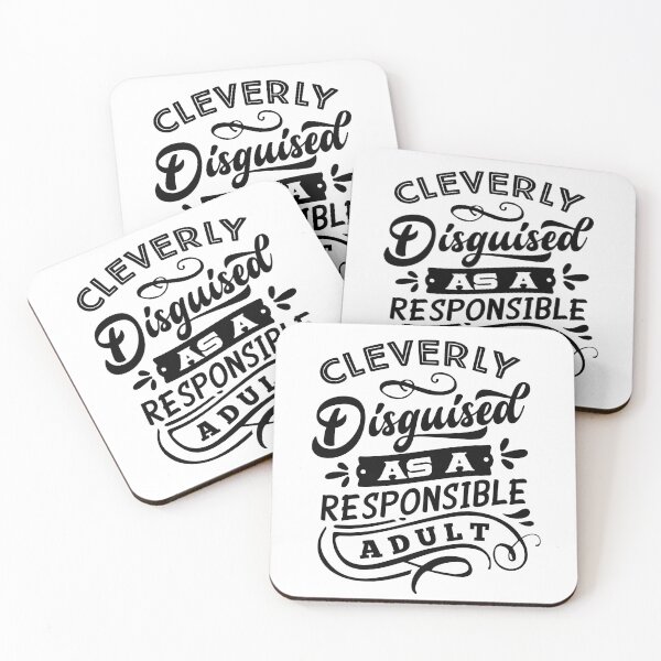 Item preview, Cleverly disguised as a responsible adult designed and sold by Delicarte.