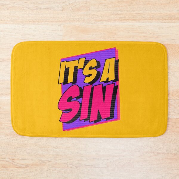 Item preview, It's a Sin- Tv Show Salutation Comic Title designed and sold by PosterpartyCo.