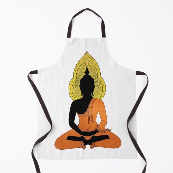 Item preview, Lord Buddha Silhouette Yoga Meditation T-Shirt designed and sold by deepakrode7.