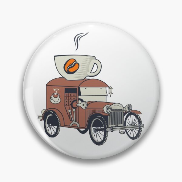 Artikelvorschau, Cafe Vintage Auto T-Shirt entworfen und verkauft von Layal17.