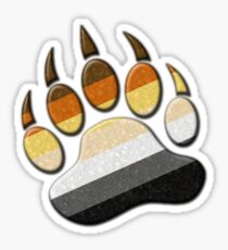 Gay Bear Pride Paw Sticker