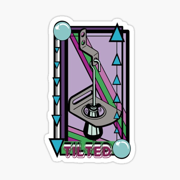 Tilted Sticker