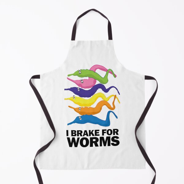 Item preview, I Brake for Worms - Funny designed and sold by Andantino.