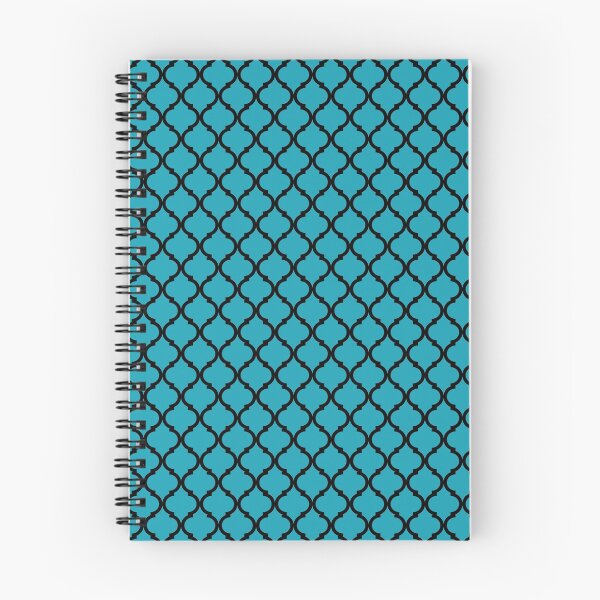 Item preview, Turquoise background with black art deco pattern designed and sold by Brontorino.