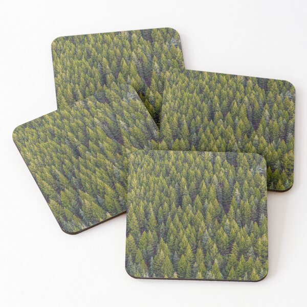 Item preview, Green Pine Trees Enchanted forest designed and sold by PrettyInk.