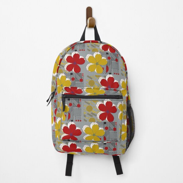 Item preview, Red and Gold - Abstract Delicate Florals/ Graphic Arts by Prishea designed and sold by Prishea.