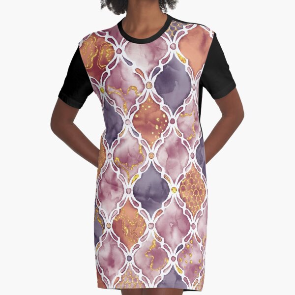 Louis Vuitton Monogram Tile Print T-Shirt Dress