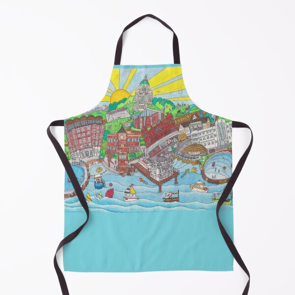 Item preview, Hand Drawn Illustration Morecambe Bay UK (Option 2) designed and sold by LouiseFranksArt.