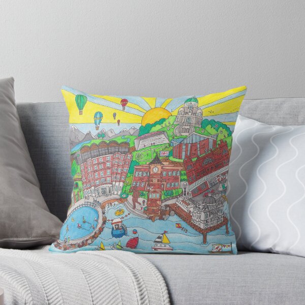 Item preview, Hand Drawn Illustration Morecambe Bay UK (Option 2) designed and sold by LouiseFranksArt.