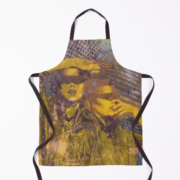Item preview, out of blue // modern abstract collage artwork designed and sold by Dorota Nowacka.