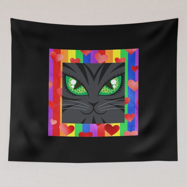 Item preview, I love my green eyed cat designed and sold by GreenJelli.