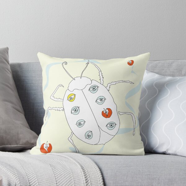 Item preview, Surreal bug with multiple eyes and apples designed and sold by elza-ri.