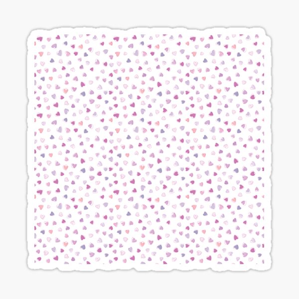 Heard Love Pattern Couple Gift Sticker