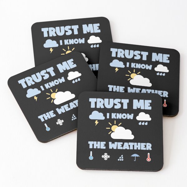 Item preview, Weather clouds rain meteorologist saying for meteorologists weather forecast designed and sold by Lenny Stahl.