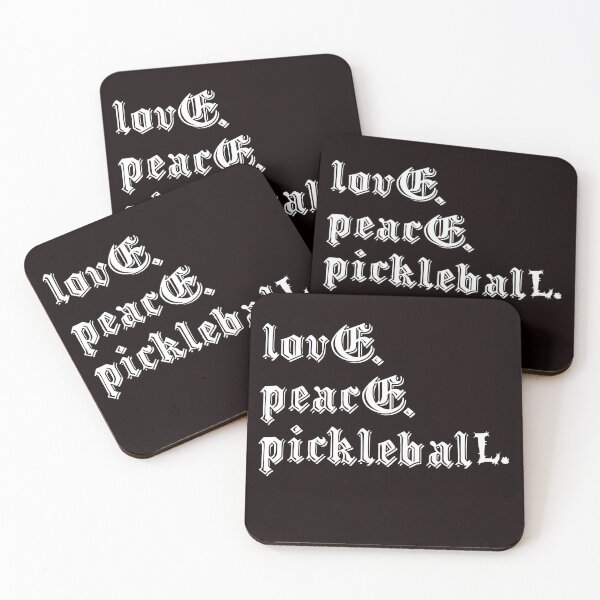 Artikelvorschau, Liebe, Frieden, Pickleball entworfen und verkauft von EveBurbul.