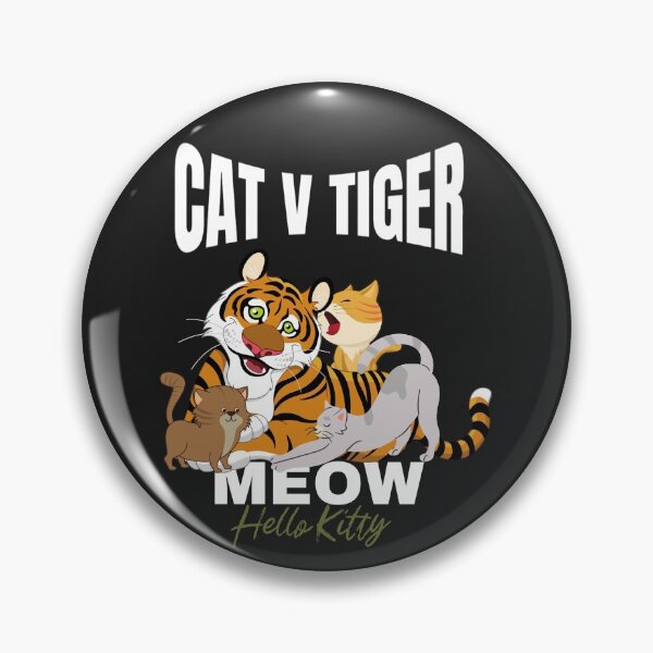 Item preview, Cat Versus Tiger designed and sold by R B Chrystal.