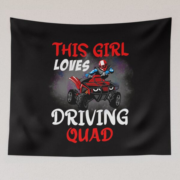 Item preview, THIS GIRL LOVES DRIVING QUAD COLLECTION designed and sold by JRM Tees & More Store.