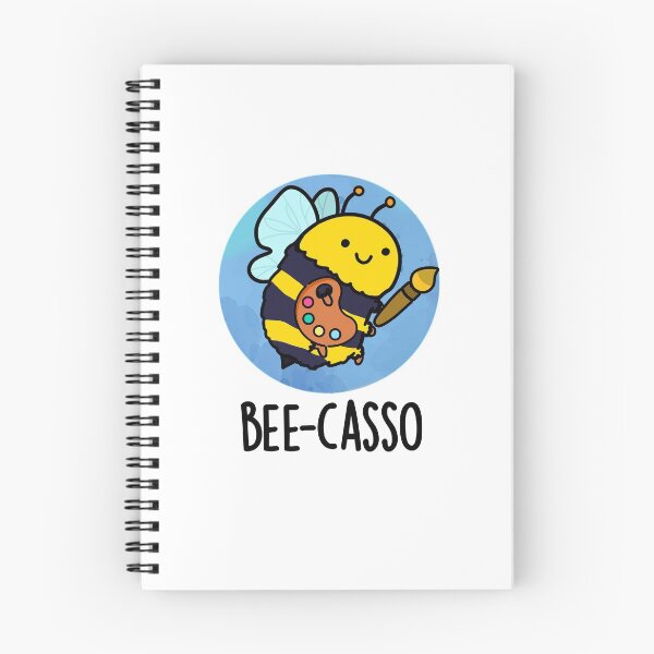 Item preview, Bee-casso Cute Artist Bee Pun designed and sold by punnybone.