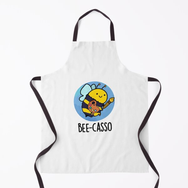 Item preview, Bee-casso Cute Artist Bee Pun designed and sold by punnybone.