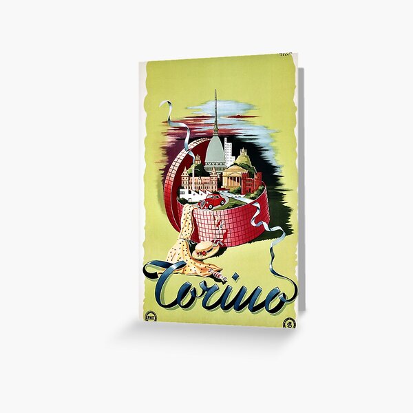 Item preview, Vintage Italy Italian travel Torino Turin advert designed and sold by aapshop.