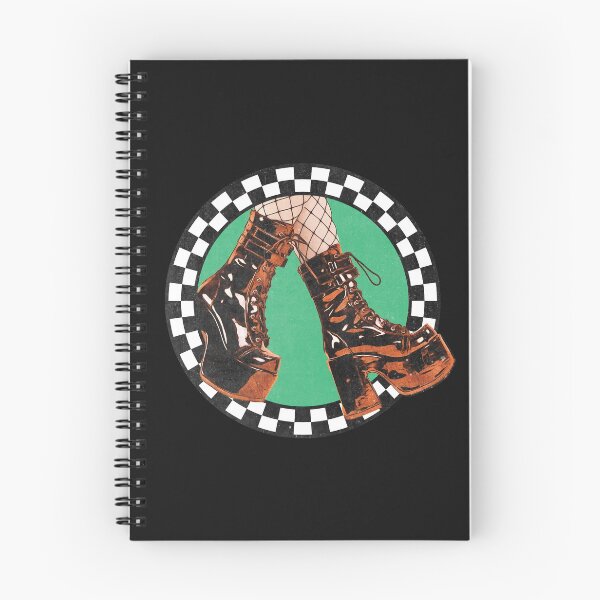 Item preview, SKA Girl Boots Distressed Design designed and sold by pignpix.