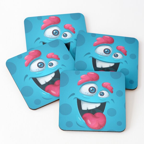 Item preview, Cute Happy Blue Monster  designed and sold by Elvira Clement.