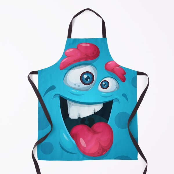 Item preview, Cute Happy Blue Monster  designed and sold by Elvira Clement.