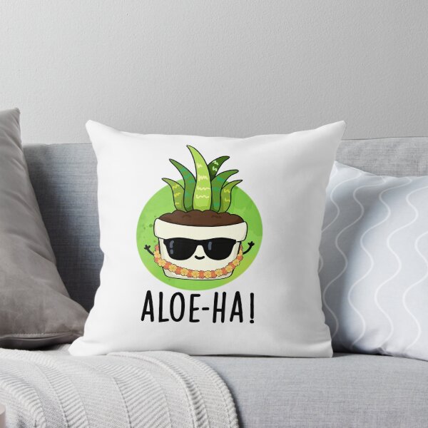 Item preview, Aloe-ha Funny Hawaiian Plant Puns  designed and sold by punnybone.