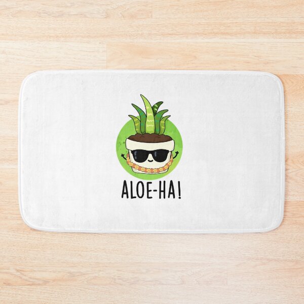 Item preview, Aloe-ha Funny Hawaiian Plant Puns  designed and sold by punnybone.