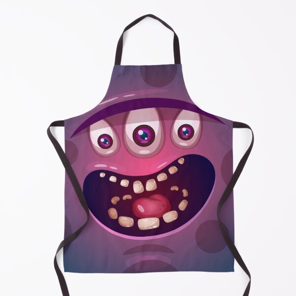 Item preview, Cute Purple Monster with 3 eyes designed and sold by Elvira Clement.