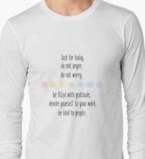Reiki-Prinzipien Langarmshirt