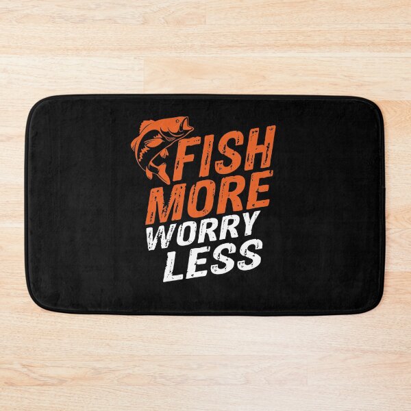 Item preview, Fish More Worry Less designed and sold by Theobsessed01.