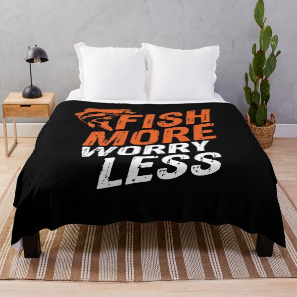 Item preview, Fish More Worry Less designed and sold by Theobsessed01.