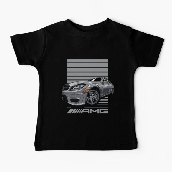 Mercedes Benz Benz W204 C63 AMG Camiseta para bebés