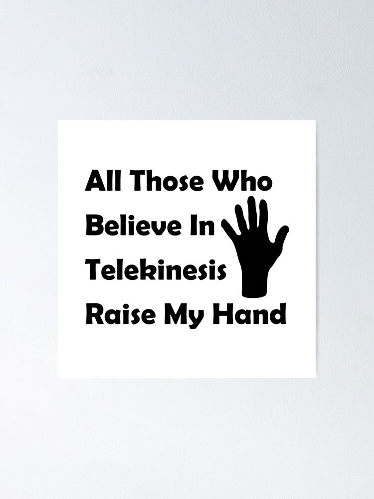 Thumbnail 1 of 3, Poster, Telekinesis designed and sold by TheBestStore.