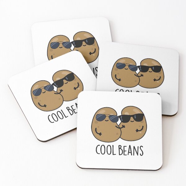 Item preview, Cool Beans Funny Veggie Puns  designed and sold by punnybone.