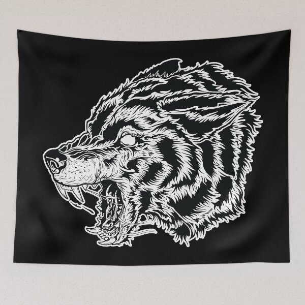 Item preview, Wolf Tattoo designed and sold by SevenRelics.